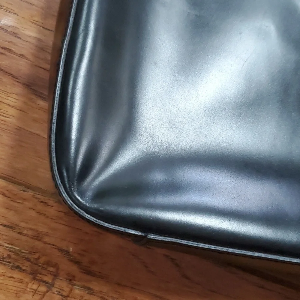 Gucci Tom Ford Era 1998 Black Leather Y2K Shoulder Bag